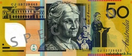 50 A$ bankjegy hátlap