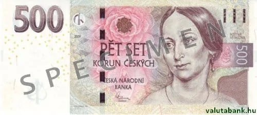 500 Kč bankjegy