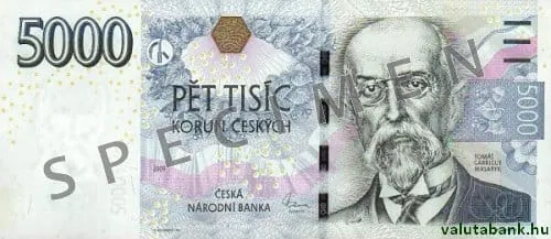 5000 Kč bankjegy