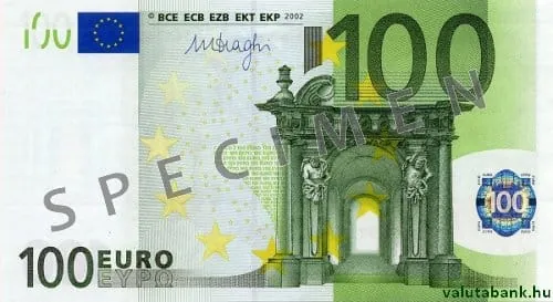 100 € bankjegy