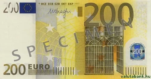 200 € bankjegy