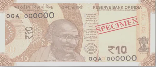 10 ₹ bankjegy