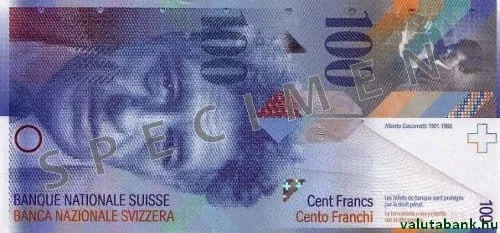 100 Fr bankjegy