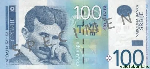 100 дин bankjegy