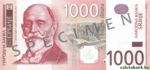 1000 дин bankjegy